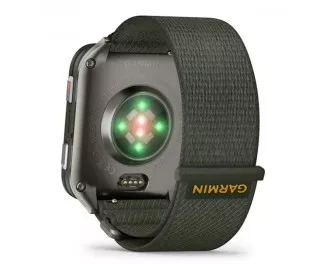 Смарт-годинник GARMIN Venu X1 Moss with Titanium Caseback and Moss ComfortFit Nylon Band (010-02980-01/03)