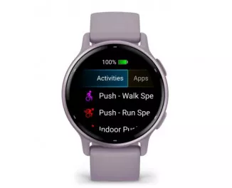 Смарт-часы GARMIN vivoactive 5 Metallic Orchid Aluminum Bezel with Orchid Case and Silicone (010-02862-13/53)