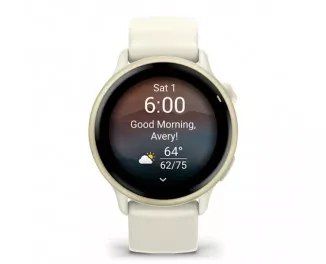 Смарт-годинник GARMIN Vivoactive 6 Lunar Gold with Bone Band (010-02985-01)