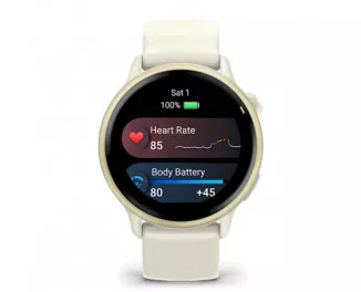 Смарт-годинник GARMIN Vivoactive 6 Lunar Gold with Bone Band (010-02985-01)