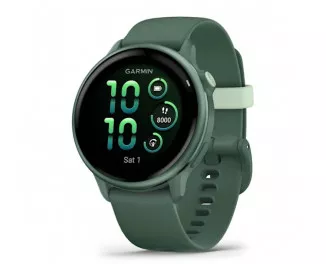 Смарт-часы GARMIN Vivoactive 6 Metallic Jasper Green with Jasper Green Band (010-02985-02)