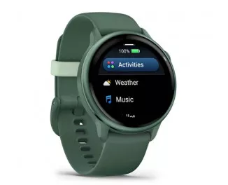 Смарт-часы GARMIN Vivoactive 6 Metallic Jasper Green with Jasper Green Band (010-02985-02)