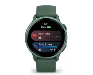 Смарт-часы GARMIN Vivoactive 6 Metallic Jasper Green with Jasper Green Band (010-02985-02)
