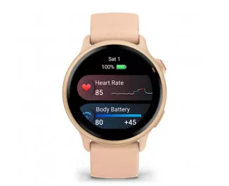 Смарт-годинник GARMIN Vivoactive 6 Metallic Pink Dawn with Pink Dawn Band (010-02985-03)