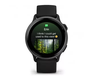 Смарт-годинник GARMIN Vivoactive 6 Slate with Black Band (010-02985-00)