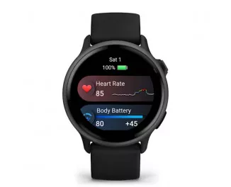 Смарт-годинник GARMIN Vivoactive 6 Slate with Black Band (010-02985-00)
