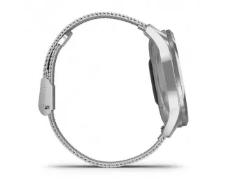Смарт-часы GARMIN vivomove Luxe Premium Silver-Black Milanese (010-02241-23)