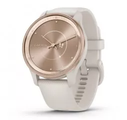Смарт-годинник GARMIN Vivomove Trend Peach Gold S. Steel Bezel w. Ivory Case and S. Band (010-02665-01)