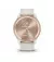 Смарт-годинник GARMIN Vivomove Trend Peach Gold S. Steel Bezel w. Ivory Case and S. Band (010-02665-01)