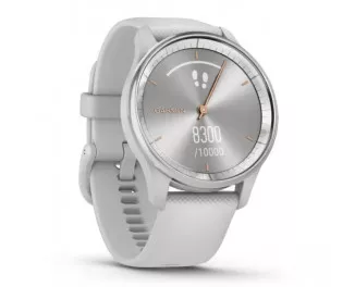 Смарт-годинник GARMIN Vivomove Trend Silver S. Steel Bezel w. Mist Gray Case and S. Band (010-02665-03)