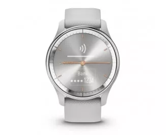 Смарт-годинник GARMIN Vivomove Trend Silver S. Steel Bezel w. Mist Gray Case and S. Band (010-02665-03)