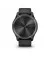 Смарт-годинник GARMIN Vivomove Trend Slate S. Steel Bezel with Black Case and S. Band (010-02665-00)