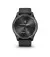 Смарт-годинник GARMIN Vivomove Trend Slate S. Steel Bezel with Black Case and S. Band (010-02665-00)