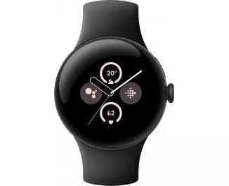 Смарт-часы Google Pixel Watch 2 LTE Matte Black Aluminum Case / Obsidian Active Band