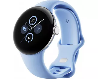 Смарт-часы Google Pixel Watch 2 LTE Polished Silver Aluminum Case / Bay Active Band