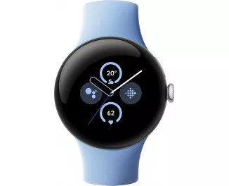 Смарт-годинник Google Pixel Watch 2 LTE Polished Silver Aluminum Case / Bay Active Band