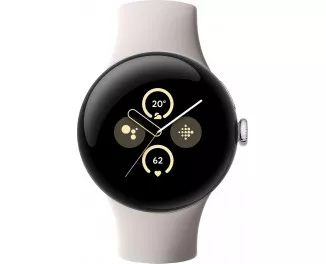 Смарт-часы Google Pixel Watch 2 Polished Silver Aluminum Case / Porcelain Active Band