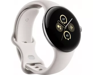 Смарт-часы Google Pixel Watch 2 Polished Silver Aluminum Case / Porcelain Active Band