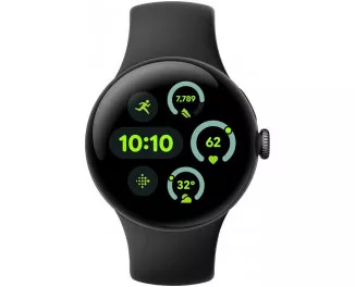 Смарт-часы Google Pixel Watch 3 41 mm LTE Matte Black Aluminum Case/Obsidian Active Band