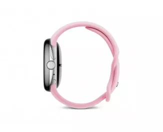 Смарт-часы Google Pixel Watch 3 41 mm LTE Polished Silver Aluminum Case/Rose Quartz Active Band