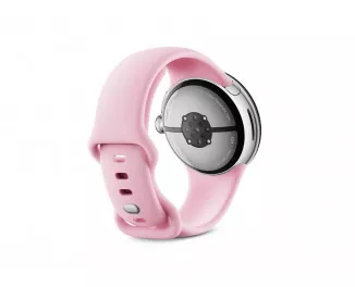 Смарт-часы Google Pixel Watch 3 41 mm LTE Polished Silver Aluminum Case/Rose Quartz Active Band