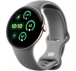 Смарт-часы Google Pixel Watch 3 41mm Wi-Fi Champagne Gold Aluminum Case / Hazel Active Band