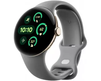 Смарт-часы Google Pixel Watch 3 41mm Wi-Fi Champagne Gold Aluminum Case / Hazel Active Band