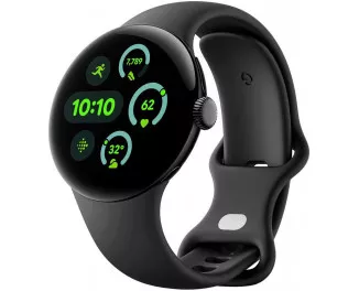 Смарт-часы Google Pixel Watch 3 41mm Wi-Fi Matte Black Aluminum Case/Obsidian Active Band