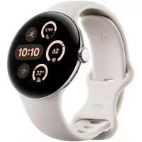 Смарт-часы Google Pixel Watch 3 41mm Wi-Fi Polished Silver Aluminum Case / Porcelain Active Band