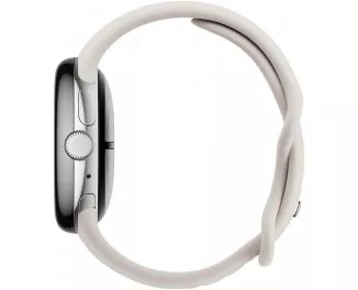 Смарт-часы Google Pixel Watch 3 41mm Wi-Fi Polished Silver Aluminum Case / Porcelain Active Band
