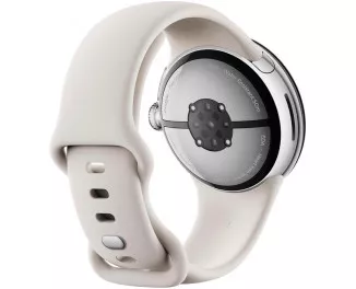 Смарт-часы Google Pixel Watch 3 41mm Wi-Fi Polished Silver Aluminum Case / Porcelain Active Band