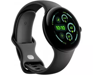 Смарт-часы Google Pixel Watch 3 45mm Wi-Fi Matte Black Aluminum Case / Obsidian Active Band