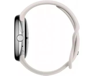 Смарт-годинник Google Pixel Watch 3 45mm Wi-Fi Polished Silver Aluminum Case / Porcelain Active Band