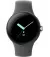 Смарт-годинник Google Pixel Watch LTE Polished Silver case / Charcoal Active band EU (GA04303-DE)