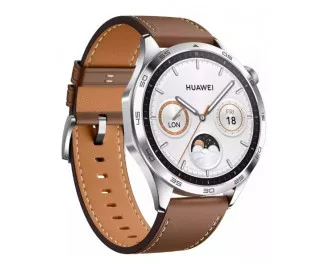 Смарт-годинник Huawei Watch GT 4 46mm Brown Leather (55020BGW) UA