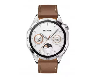 Смарт-годинник Huawei Watch GT 4 46mm Brown Leather (55020BGW) UA
