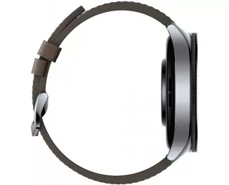 Смарт-часы Xiaomi Watch 2 Pro Bluetooth Silver Case with Brown Leather Strap (BHR7216GL) (UA)