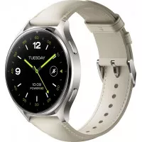 Смарт-часы Xiaomi Watch 2 Titan Gray Case with White Leather Strap (BHR9306GL) Global