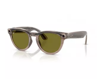 Смарт-очки Ray-Ban Meta Headliner Shiny Warm Stone/Transition Dark Greem (RW4009F 6705M151)