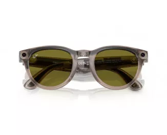 Смарт-очки Ray-Ban Meta Headliner Shiny Warm Stone/Transition Dark Greem (RW4009F 6705M151)