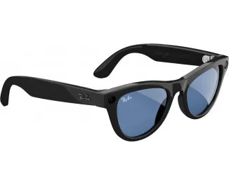Смарт-очки Ray-Ban Meta Skyler Standard - Shiny Black/Transitions Cerulean Blue (RW4010 601/MF 52-20)