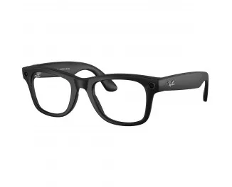 Смарт-очки Ray-Ban Meta Wayfarer Large Matte Black/Clear to Graphite Green Transitions (RW4008 601S1M 53-22)