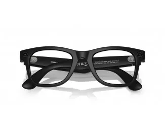 Смарт-очки Ray-Ban Meta Wayfarer Large Matte Black/Clear to Graphite Green Transitions (RW4008 601S1M 53-22)