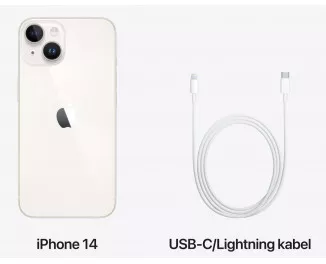 Смартфон Apple iPhone 14 128 Gb eSIM Starlight (MPUN3)