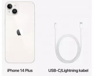 Смартфон Apple iPhone 14 Plus 512 Gb eSIM Starlight (MQ443)