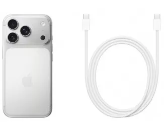 Смартфон Apple iPhone 17 Pro 256GB eSIM Silver (MG7K4)