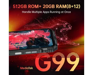 Смартфон Doogee S118 8/512GB Red