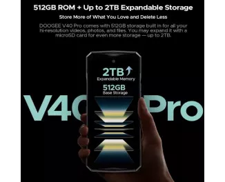 Смартфон Doogee V40 Pro 16/512GB Blue Global