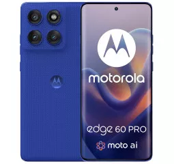 Смартфон Motorola Edge 60 Pro 5G 12/512GB Dazzling Blue (PB7X0069RS) UA