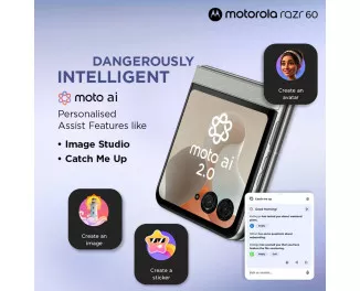 Смартфон Motorola Razr 60 8/256GB Lightest Sky Global
